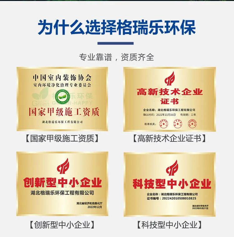 為什么選擇格瑞樂環(huán)保,專業(yè)靠譜，資質(zhì)齊全.國家甲級施工資質(zhì),高新技術(shù)企業(yè)證書,創(chuàng)新型中小企業(yè),科技型中小企業(yè)